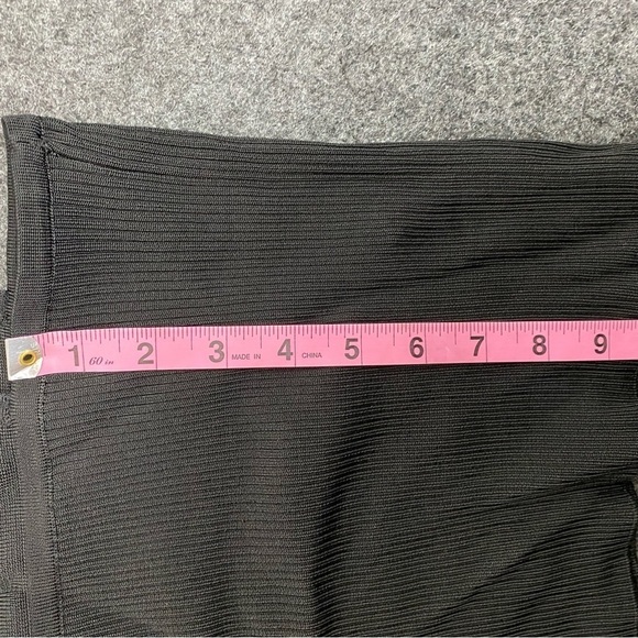 Good American Fold Over Rib Crop Top Black Small Size 1 - Picture 7 of 10